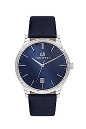 BIGOTTI 39MM-DERİ-ERKEK-HİGHALUMİNUM-5ATMÜRÜN KODU : BG.1.10672-3