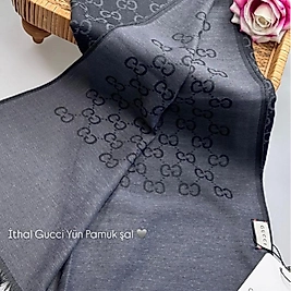 Gücci Yün Pamuk Şal